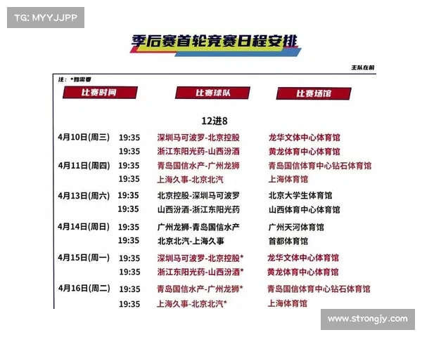cba季后赛赛事安排表最新 cba季后赛赛事安排表最新
